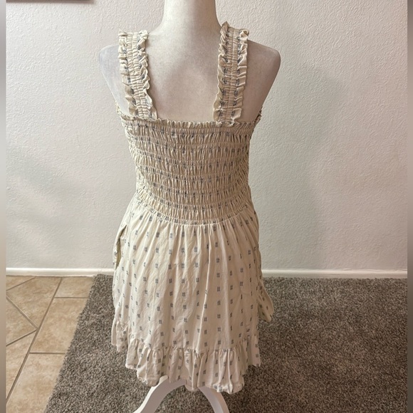 Madewell Lucie Clip Dot Smocked Minidress - Picture 4 of 4